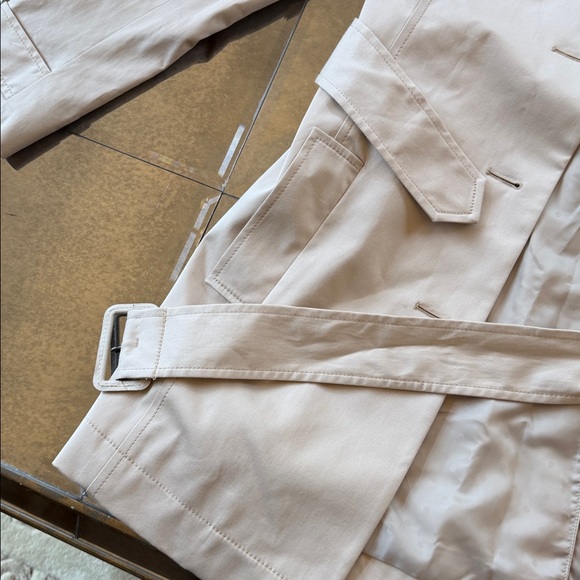 Brooks Brothers “346 Collection” Women’s Khaki Double-Breasted Midtrench Coat - Picture 3 of 9